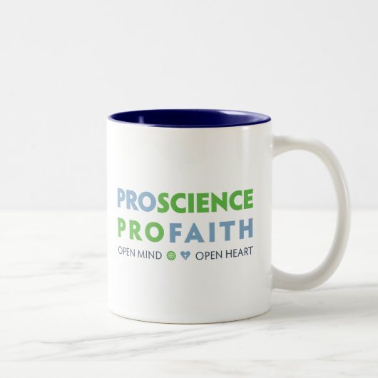 Pro Science, Pro Faith Mug (Droit)