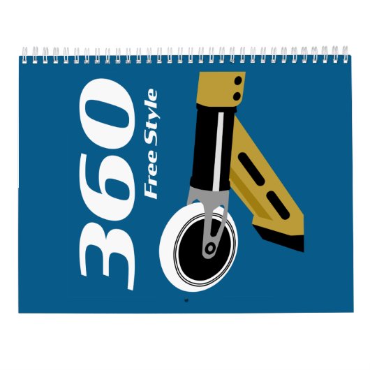 Pro Scooter Free Rider Tricks Kalender (Achterkant)