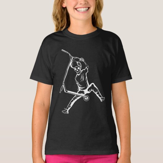 Pro Scooter Free Rider Tricks T-shirt (Voorkant)