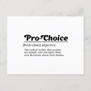 Pro-Select, Women Reproductive Rights, Abortion Ri Briefkaart