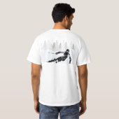 Pro Skier, Ski Snowboard T-Shirt (Dos entier)