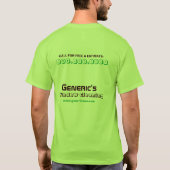 Pro T-shirt vert de laveur de vitres (Dos)