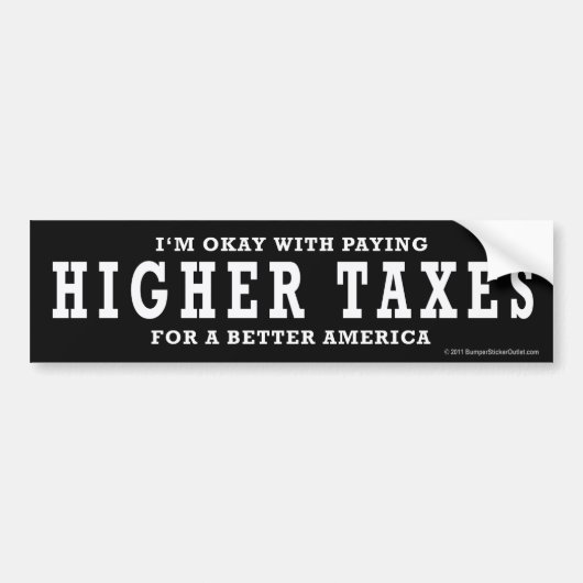 Pro Tax bumper sticker (Voorkant)