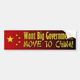 Pro Tea Party - Anti-Big Government Bumpersticker