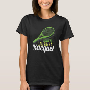 Pro Tennis Player Tennis Ball Team Gear Accessorie T-shirt