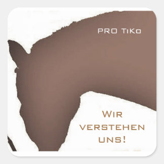 PRO TiKo - Aufkleber Vierkante Sticker