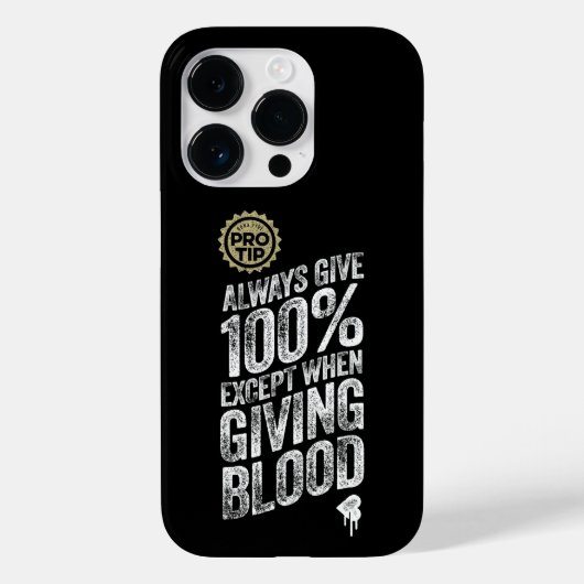 PRO TIP: Geef altijd 100% Hoesje-Mate iPhone Case (Achterkant)