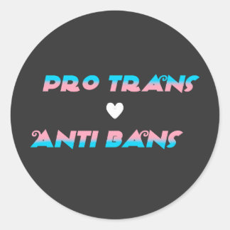 Pro Trans  Ronde Sticker