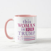 pro Trump - Femme pour TRUMP Mug (Gauche)
