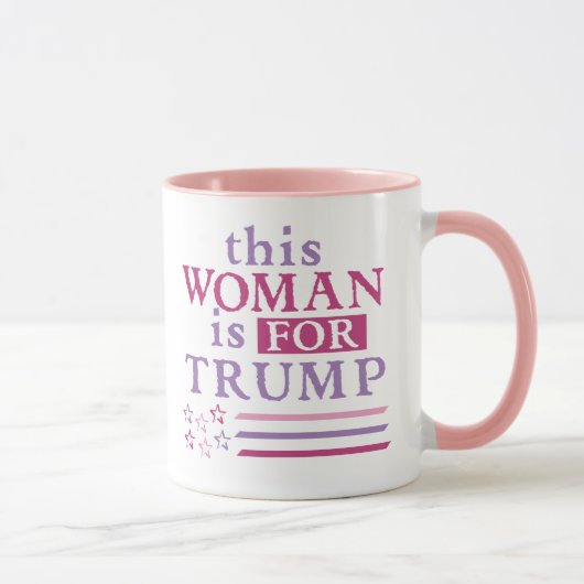 pro Trump - Femme pour TRUMP Mug (Droite)
