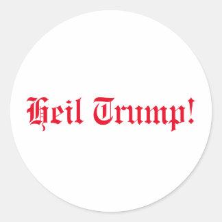 Pro-Trump, Heil Trump! Ronde Sticker