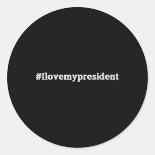 Pro Trump Ik hou van mijn President Republikeinse Ronde Sticker