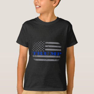 Pro Trump Politiek Amerikaanse Vlag T Shirt - Dunn
