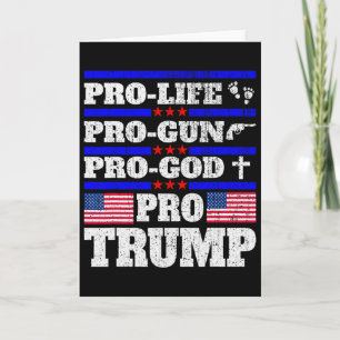 Pro Trump Pro Leven Pro Wapen Pro God Trump Us Vla Kaart