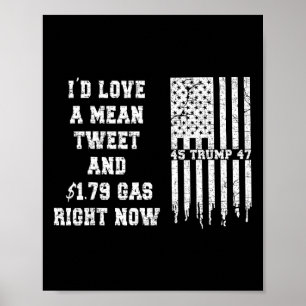 Pro Trump Vaders Dag Gasprijzen betekenen tweets j Poster