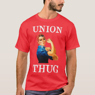 Pro Union Strong Union Proud Rosie de Riveter T-shirt