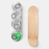 Pro Voca Design Pinflower Dos Skateboard (Voorkant)