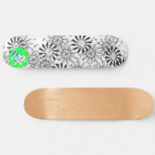 Pro Voca Design Pinflower Dos Skateboard (Horizontaal)