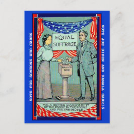 Pro Vote Joe Biden Kamala Harris op foto van Vinta Briefkaart