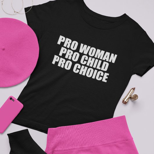 Pro Vrouw Kind Pro Keuze Vrouwen Tri-Blend Shirt