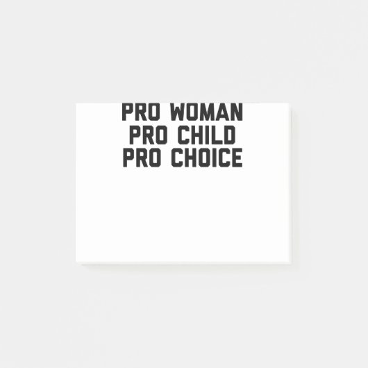 Pro vrouw Pro - Keuze uit kinderen Post-it® Notes (Voorkant)