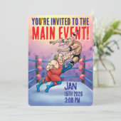 Pro Wrestling Verjaardag Main Event Kaart (Staand voorkant)