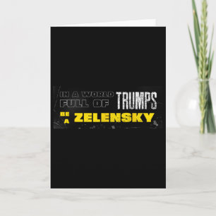 Pro Zelensky Wees Zelensky steun Oekraine Kaart