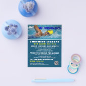 Pro-zwemmer, zwemles Adverteren brochure (Enkel)