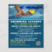 Pro-zwemmer, zwemles Adverteren brochure (Voorkant)