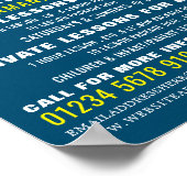 Pro Zwemmer, Zwemles Adverteren Poster (Hoek)