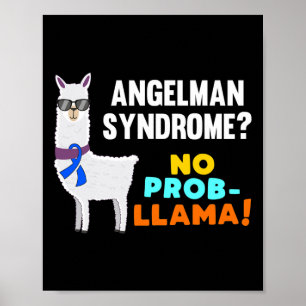 Prob-llama Angelman-syndroom krijger overlevende p Poster