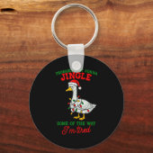 Probably Just Gonna Jingle I’m Tired Lazy Christma Sleutelhanger (Voorkant)