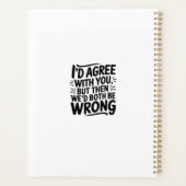 Probably late for something funny design  planner (Achterkant)