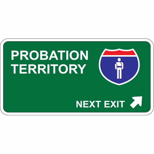 Probation Next Exit Fotobeeldje Ornament (Voorkant)