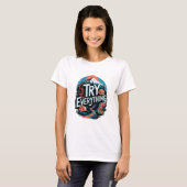 Probeer alles t-shirt (Voorkant volledig)