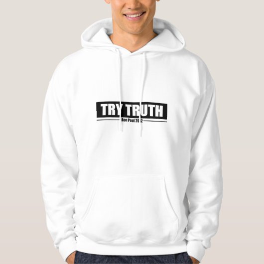 Probeer de waarheid hoodie (Voorkant)