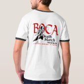 Probeer een tri - Boca Death March T-shirt (Achterkant)
