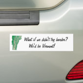 Probeer harder Vermont Bumpersticker (Op auto)