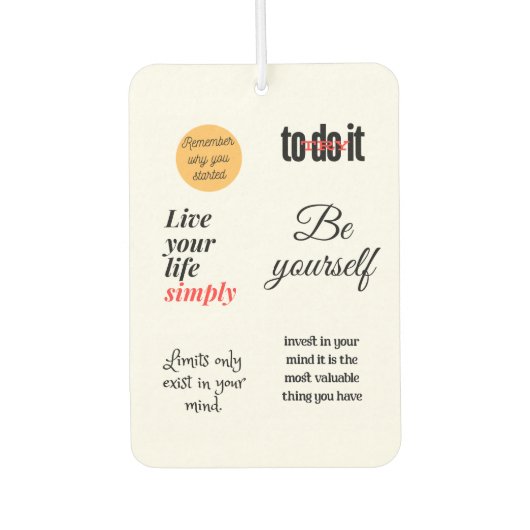 Probeer het luchtverfrisser (Voorkant)