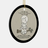 Probeer het opnieuw keramisch ornament (Rechts)