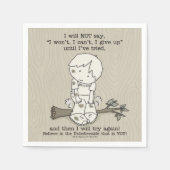 Probeer het opnieuw servet (Voorkant)