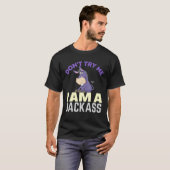 Probeer me niet dat ik een jasje ben, grappige Don T-shirt (Voorkant volledig)