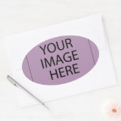 (Probeer me) Ovale Sticker (Envelop)