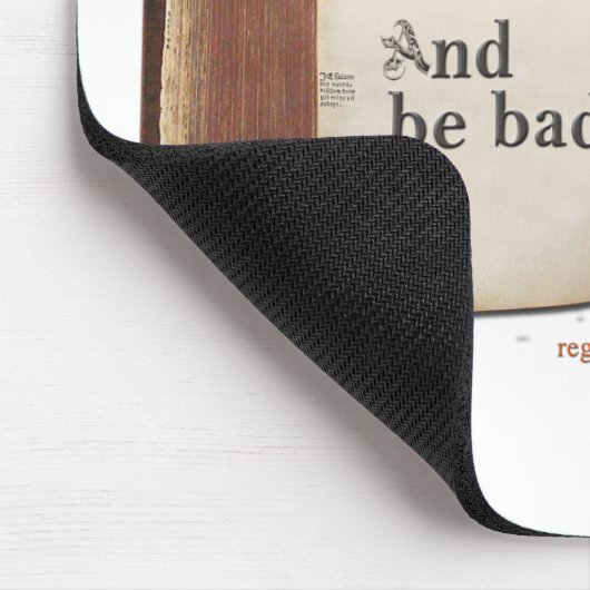 Probeer niet te zingen en slecht te zijn muismat (Hoek)