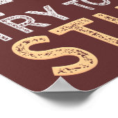 Probeer om het poster van de fijnere douanekleur t (Hoek)