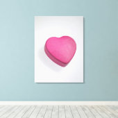 Probeer opnieuw het snoep van het hart canvas afdruk (Insitu (Houten vloer))