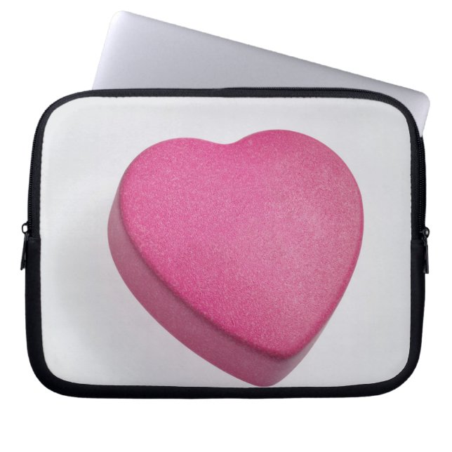 Probeer opnieuw het snoep van het hart laptop sleeve (Voorkant)