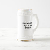 Probeer Smarter te zijn! Bierpul (Voorkant rechts)