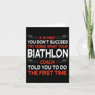 Probeer te doen wat je Biatlon coach je Motiva ver Kaart