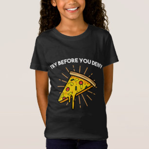 Probeer voordat u vreemde anananasepaplaire epizza t-shirt